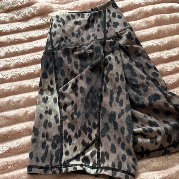 Fabletics Leopard Print Bike Shorts - Picture 5 of 5